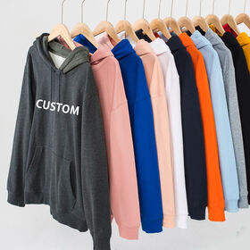 OEM personnalisé unisexe sweats à capuche sans poches double en ligne sweat à capuche femmes français éponge poids lourd hommes sweats à capuche surdimensionnés - Product Image 3