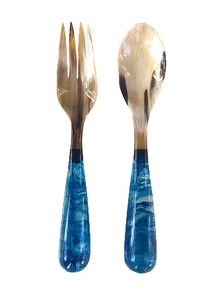 Juego de Cubiertos de Bambú de Estilo Lujoso, Ligero, Cuchara de Coco, Cuchara de Ébano Oscuro, Diseño Artesanal, Reutilizable - Product Image 2