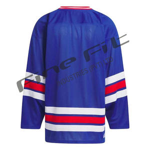 Maillots de coton à sublimation numérique personnalisés OEM uniformes sportifs de hockey sur glace durables vêtements d'équipe approvisionnement en gros - Product Image 6