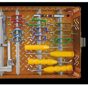 ชุดเครื่องมือผ่าตัดกระดูกและข้อคุณภาพสูง ชุดระบบดึงกระดูกสันหลังแบบใช้มือ ทำจากสแตนเลส คุณภาพพรีเมียม - Product Image 3