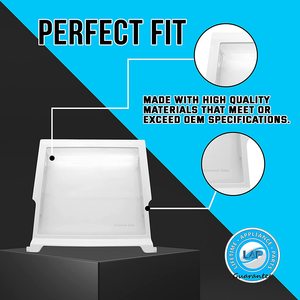 Étagère en verre compatible W10276348 pour réfrigérateur Whirlpool, pièce de rechange pour usage domestique, alimentation manuelle/électrique - Product Image 3