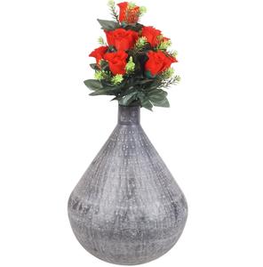 Vase à fleurs en cuivre moderne fait à la main, pot décoratif de table écologique pour le salon, design décoratif de pot de fleurs - Product Image 3