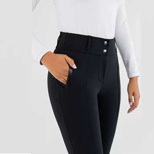Pantalones de mujer ecuestres de alta calidad, ropa personalizada elástica de 4 vías, pantalones de montar a caballo al por mayor a granel - Product Image 2