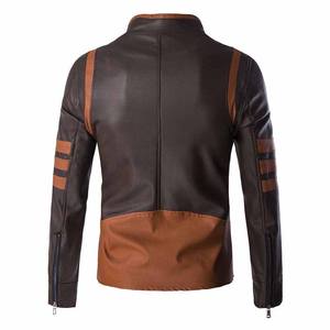 <b>Men's</b> High Quality Durable Windproof Canvas <b>Leather</b> Jacket with Stand Collar Winter Hot Sales Best Design Competitive Price - Product Image 2