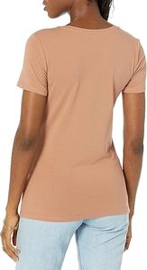 T-shirts et pulls en maille unis à col en V pour femme – Collection été – Vente en gros : Fabricant de vêtements haut de gamme de qualité supérieure - Product Image 3