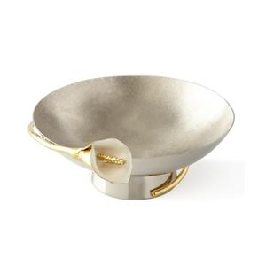 Tazón para servir frutas secas de diseñador de madera Natural de lujo, frutero profundo con acabado Natural para centros de mesa, frutero rústico - Product Image 5