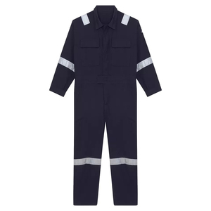 Overol de Seguridad Reflectante de Alta Calidad para Hombre, con Logotipo Personalizable, Traje de Trabajo de Poliéster y Algodón de Alta Calidad con Bolsillos, Uniforme de Alta Visibilidad - Product Image 1