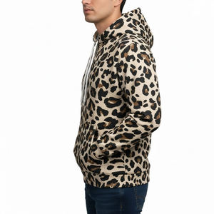 Sweat à capuche pour homme de qualité supérieure, design personnalisé, nouvelle arrivée 2026, vêtements décontractés, léger, sweat à capuche léopard pour homme - Product Image 3