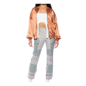 Chaqueta de lona de diseño moderno de calidad superior para mujer, cremallera de alta calidad, transpirable, secado rápido, ropa deportiva de invierno ecológica - Product Image 6