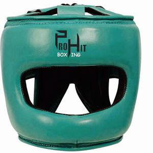 อุปกรณ์ป้องกันศีรษะสำหรับนักมวยและหนัง PU แบบเต็มหน้าสำหรับผู้ชายและการป้องกันดีไซน์ใหม่ล่าสุดทนทานสำหรับผู้ชายขายส่ง - Product Image 2