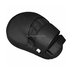 Mitaines de boxe professionnelles en cuir, coussinets de frappe, logo personnalisé, équipement d'entraînement MMA, OEM - Product Image 2