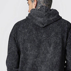 Sweat à capuche d'hiver en polyester/coton de bonne qualité, lavé à l'acide, Streetwear, impression numérique, lavé à la pierre, vintage, fabricant OEM - Product Image 5