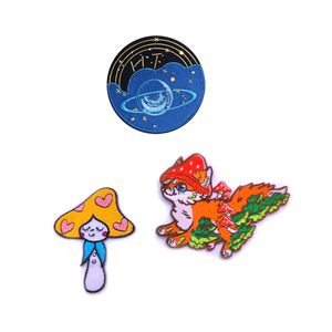 Most Selling Low Price High Quality Embroidery Patches Halloween Iron on Patches Sew on Patches for Jeans - Product Image 5