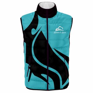 เสื้อกั๊กขนเป็ดแขนกุดคอตั้งมีกระเป๋าพับเก็บได้ - Product Image 1