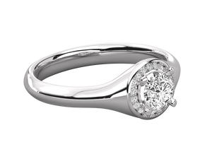 Anillo de Compromiso de Diamante Cultivado en Laboratorio de Moda, Chapado en Oro de 14K, Color E, Solitario de 2.5 Quilates, Certificado IGI, para Mujer - Product Image 4