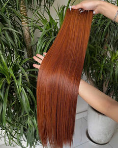 ¡GRAN VENTA! Extensiones de Cabello Humano Virgen Remy de Doble Trama, Lisas y Sedosas, al por Mayor, Extensiones Coloridas de Thanh Hair - Product Image 2