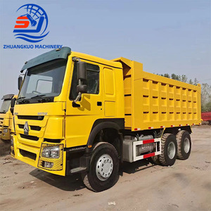 Camión volquete Howo usado Camión volquete Howo 6x4 336 371 10 40ton Volquete de ruedas Camión volquete usado a la venta con precio bajo - Product Image 6