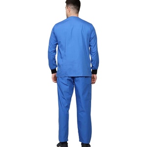 Unisex Fashionable Medical Scrubs Custom Hospital Uniforms for <b>Doctor</b> & Nurse Woven Fabric Lab Scrub Suit <b>Set</b> for Men 2026 - Product Image 4
