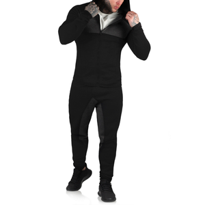 Ropa de gimnasio con logotipo personalizado, conjunto de chándal de algodón 100% para hombre/mujer, conjunto de 2 piezas para correr, Fitness, para entrenar, trotar, personalizado - Product Image 2