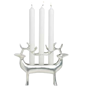 Unique Eco-Friendly Silver Handmade Christmas Candle <b>Holder</b> & <b>Tealight</b> Stand for Home Restaurant & Hotel Use - Product Image 2