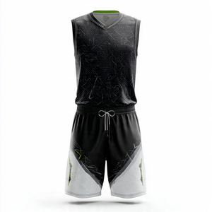 Conjunto de Pantalones Cortos de Baloncesto con Cuello en V, Uniforme de Baloncesto, Ropa de Equipo, Chaleco Reversible sin Mangas para Fútbol - Product Image 4