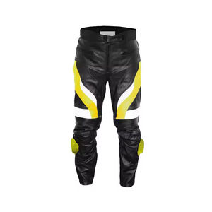 Pantalón de moto de carreras hecho a medida equipo de seguridad de cuero original transpirable con protección a prueba de viento - Product Image 6
