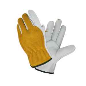 Gants de conduite en cuir fendu de vache Heavy Duty Prix de gros Travail de sécurité Couleur personnalisée Vente en ligne Gants de conduite en cuir - Product Image 5