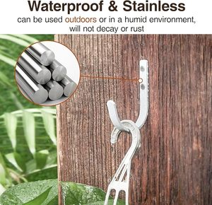 Optimised Outdoor Closet Door Aluminium Hangers Wall Mounted Screw Hanging Clothing <b>Towels</b> Product <b>Hooks</b> Rails Bathroom Use Coat - Product Image 5