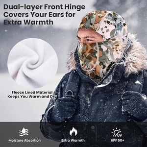 Custom Logo Warm Balaclava <b>Mask</b> for Winter <b>Sports</b> and Outdoor Activities Breathable Fabric for Motorcycling and Fishing - Product Image 2