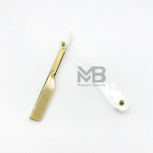 Cuchillas de afeitar manuales de plástico transparente de acero inoxidable, fácil de usar, portátil, asequible - Product Image 1