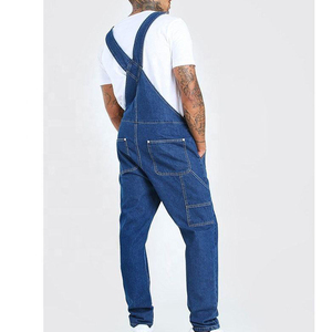 Nouvelles salopettes de travail unisexes, pantalons de travail à bretelles, salopette multi-poches, combinaison de protection, coton et élasthanne haute résistance - Product Image 2