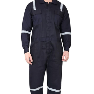 2025 personnalisé 100% coton ensemble sécurité mécanicien travail costume pour hommes Polyester extérieur travail porter des vêtements uniforme de sécurité - Product Image 4
