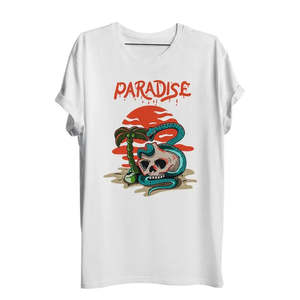 เสื้อยืดฟิตเนสลายงูโครงกระดูกนกกระเรียน พิมพ์ลายบนผ้าเจอร์ซีย์ น้ำหนัก 200-300 กรัม วิธีการพิมพ์แบบสกรีน - Product Image 2