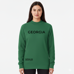 Sweat-shirt à col montant surdimensionné pour femmes, avec badge à paillettes, en molleton de coton doux, streetwear décontracté, coupe ample, hiver - Product Image 1