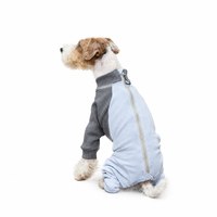 Set Sweater Hewan Peliharaan Atasan Rajut Abu-abu Dengan Celana Kotak-kotak Pakaian Anjing Lembut dan Hangat Untuk Anjing Kecil dan Sedang
