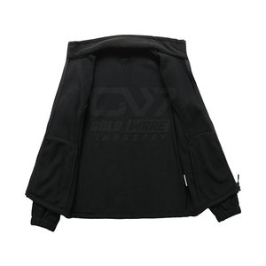 Veste polaire entièrement zippée Veste polaire d'hiver unie à col rabattu de couleur unie fabriquée au Pakistan - Product Image 3