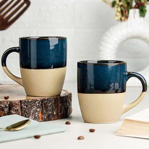 Tasse à thé en céramique peinte à la main avec couvercle, capacité de 450 ml, design personnalisable, style moderne écologique pour un usage quotidien et un cadeau - Product Image 6