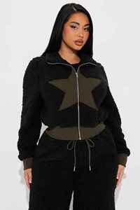 ชุดสเวตเตอร์ขนแกะเชอร์ปาสำหรับผู้หญิงชุดครอปสองชิ้นแขนยาวผ้าคอตตอนสีพื้นพร้อมกางเกงสามารถเลือก100% ได้ - Product Image 3