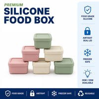 Boîte à lunch pliable en silicone, gain de place, voyage, randonnée, conteneur à collation en silicone, boîte bento réutilisable pour enfants