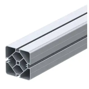 Marcos y puestos de trabajo de aluminio L Perfiles de extrusión de aluminio anodizado 4040 personalizados