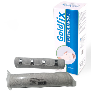 Venda Elástica de Compresión de 20cm X 4.5m, Transpirable, para Terapia de Compresión y Estabilización de Lesiones - Product Image 1