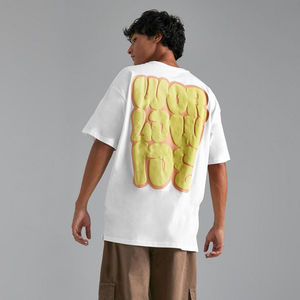 T-shirt imprimé bouffant pour hommes surdimensionné et léger personnalisé professionnel fabriqué en usine T-shirt imprimé bouffant pour hommes lourds à vendre - Product Image 3