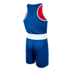 Venta caliente Diseño personalizado Boxeo Kickboxing MMA Chaleco de entrenamiento Pantalones cortos-Uniforme de boxeo para practicantes masculinos y femeninos - Product Image 1