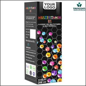 Jarabe Multivitamínico Premium con Vitaminas y Minerales Esenciales, Fabricante de Terceros - Product Image 1