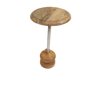 โต๊ะคอนโซลด้านข้างทำจากไม้ท็อปโลหะสีทองพร้อมฐานไม้โต๊ะส่วนกลางสุดหรูสำหรับตกแต่งบ้านโรงแรมเฟอร์นิเจอร์ดีไซน์ใหม่ - Product Image 6