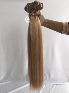 Top Selling 24 Inch #12 Straight Coloured Bundles Cuticle Aligned Single Donor Weft Double <b>Machine</b> Raw Indian Human Frontal <b>Tape</b> - Product Image 2