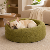 Coussin pour animaux de compagnie en mousse à mémoire de forme de luxe, écologique, durable, antidérapant, imperméable et lavable pour chiens et chats d'intérieur