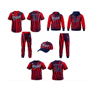 Kit d'uniformes de baseball sur mesure OEM, ensemble de maillots et pantalons de sport professionnels, vente en gros de kits d'uniformes de baseball pour équipes - Product Image 3