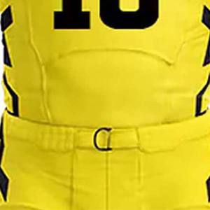 Uniforme de fútbol americano transpirable personalizado de Calidad única 100% poliéster hecho uniforme de camiseta de fútbol americano - Product Image 3