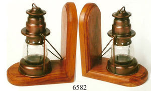 <b>Anchor</b> Bookend Pair Nautical Product Table Top Decorative Wooden Handmade BookEnds With Brass <b>Anchor</b> Customized for Sale - Product Image 5